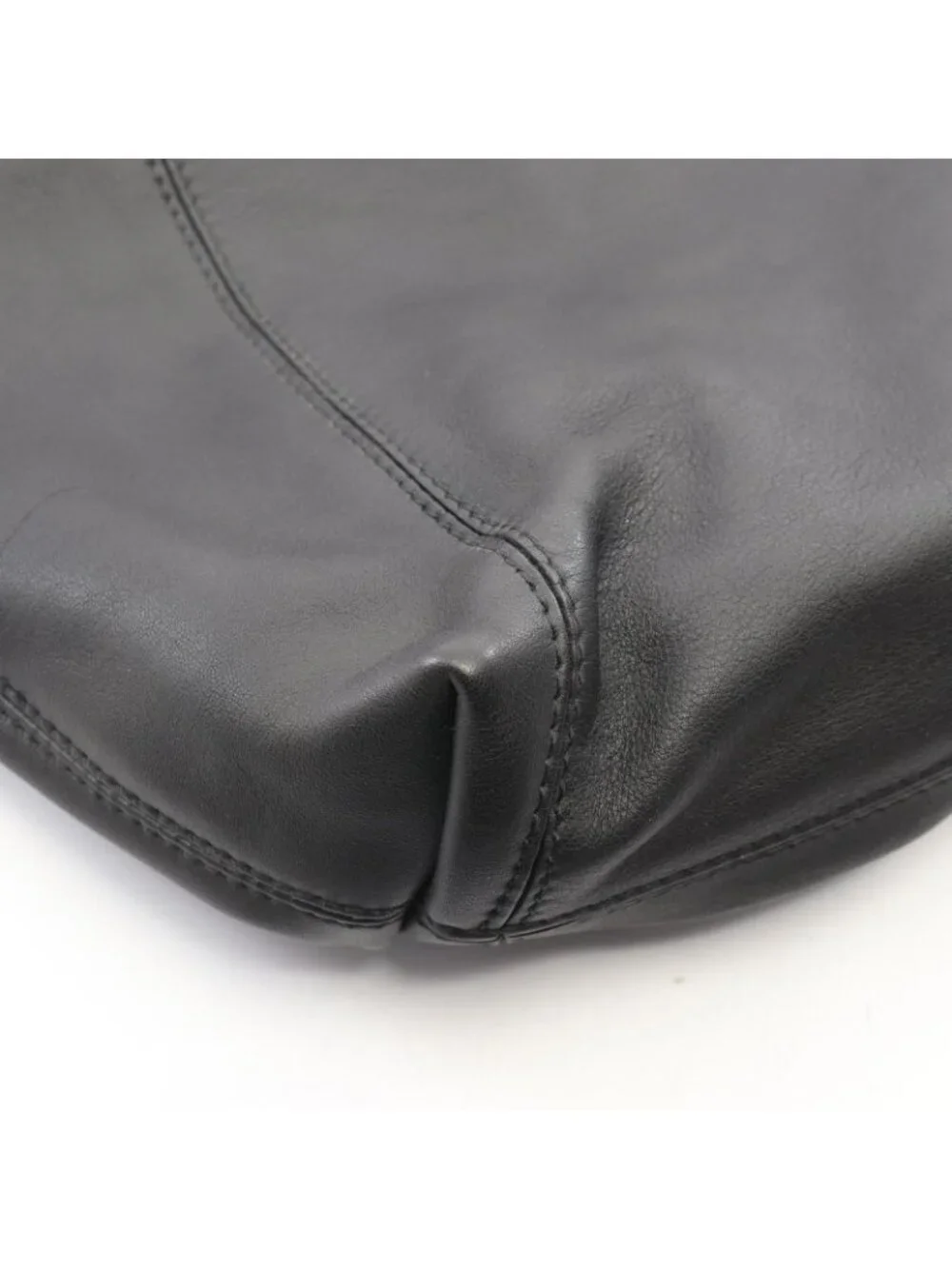 Bvlgari Tote Logo Black Leather